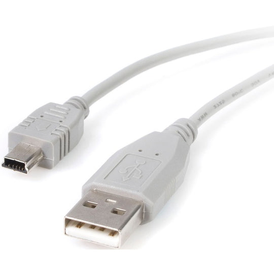 Mini USB 2.0 cable - 4 pin USB Type A (M) - 5 pin mini-USB Type B (M) - ( USB / Hi-Speed USB ) 3ft (1m)