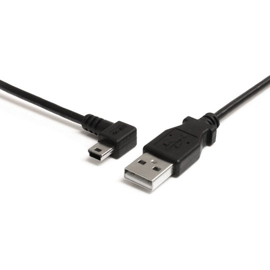 Mini USB Cable - A to Left Angle Mini B 6ft (2m)