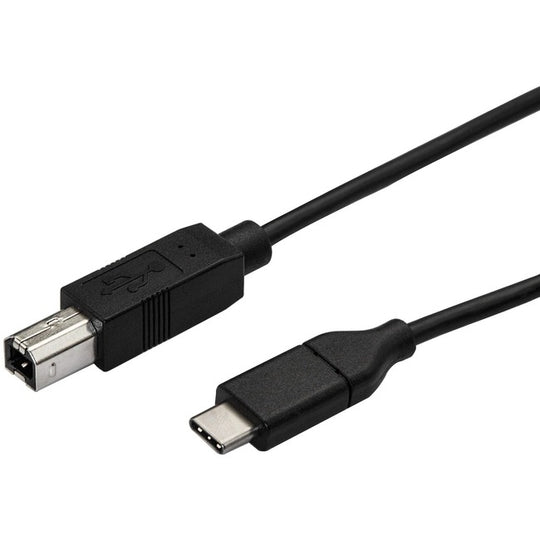 USB C to USB B Printer Cable - M/M - USB 2.0 - USB C to USB B Cable - USB C Printer Cable - USB Type C to Type B Cable 20in (0.5m)