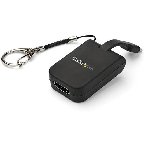 Compact USB C to HDMI Adapter - 4K 30Hz USB Type-C to HDMI Video Display Converter w/Keychain Ring- Thunderbolt 3 Compatible