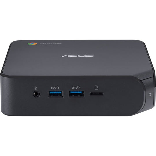 Asus Chromebox 4 CHROMEBOX4-GC17UNENT Desktop Computer - Intel Celeron 5205U 1.90 GHz - 4 GB RAM DDR4 SDRAM - 32 GB Flash Memory Capacity - Gun Metal
