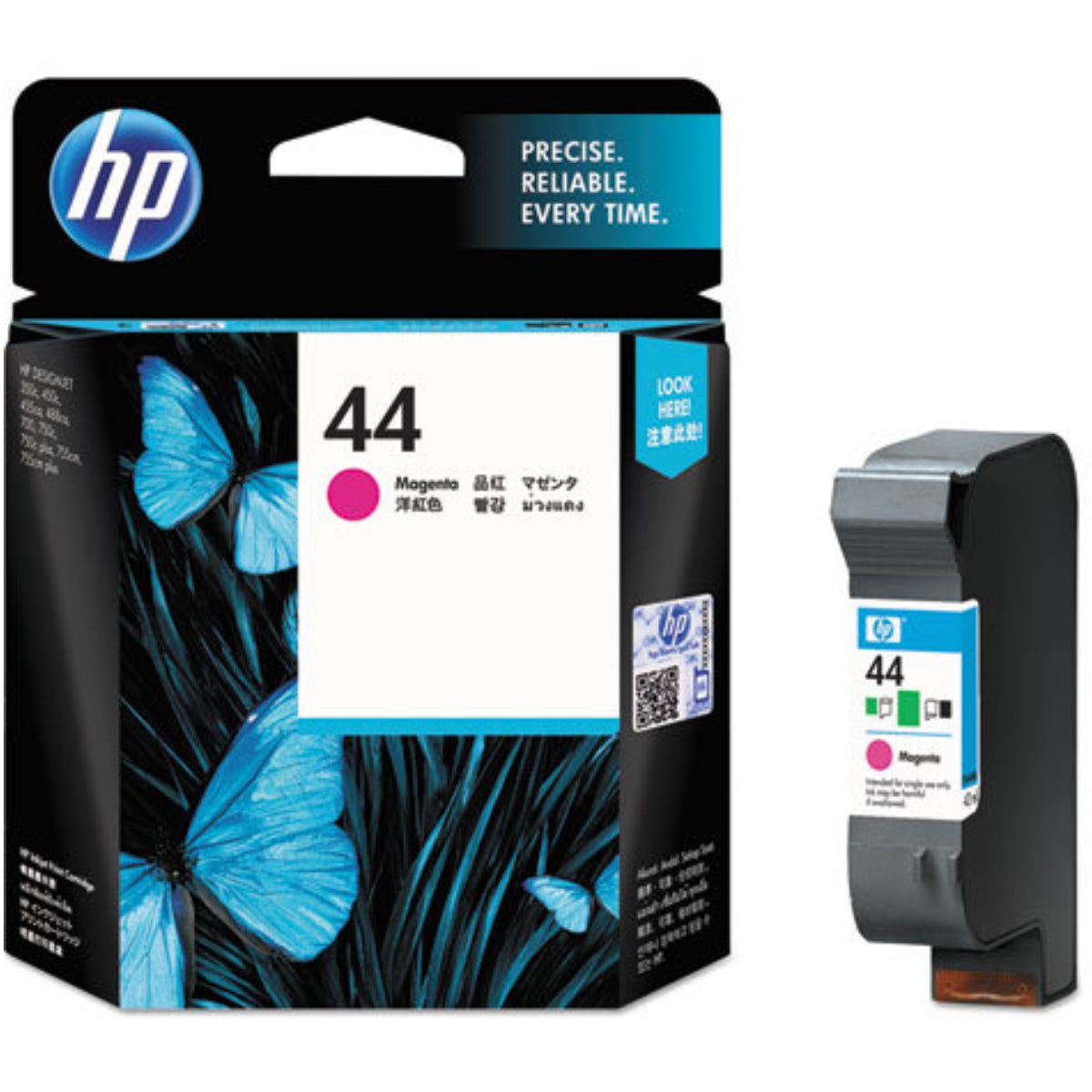 HP 44 (51644M) Magenta Original Inkjet Cartridge - Cartouches Certifiées