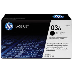 HP C3903A (03A) Black Original Toner Cartridge - Cartouches Certifiées