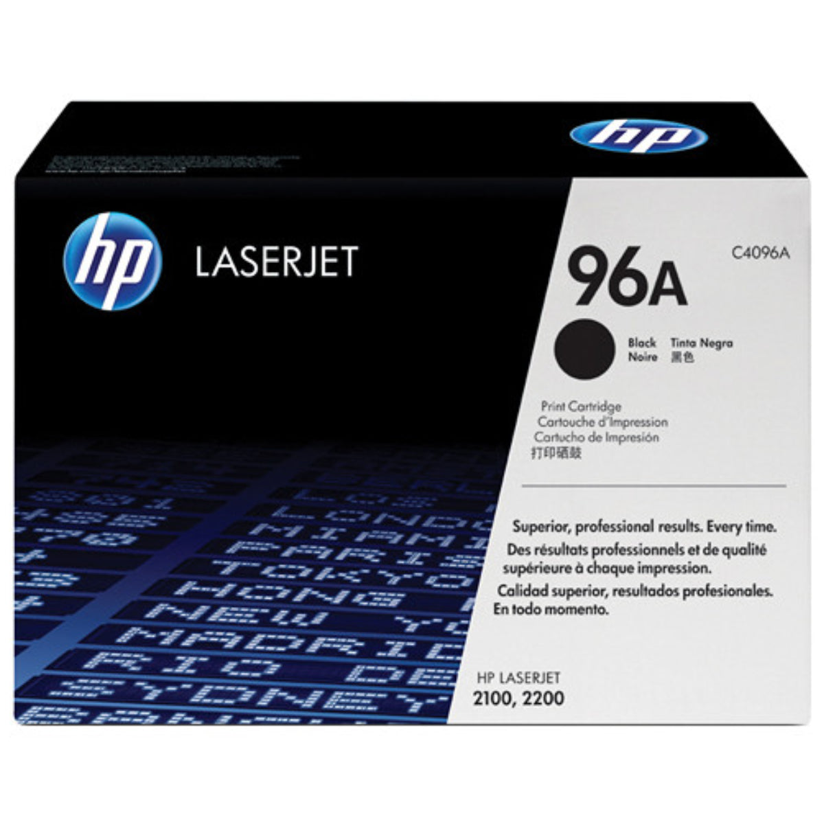 HP C4096A (96A) Black Original Toner Cartridge - Cartouches Certifiées