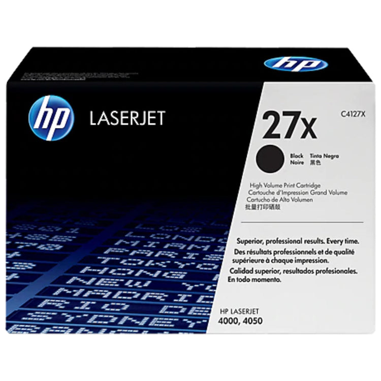 HP C4127X (27X) Black Original Toner Cartridge - Cartouches Certifiées