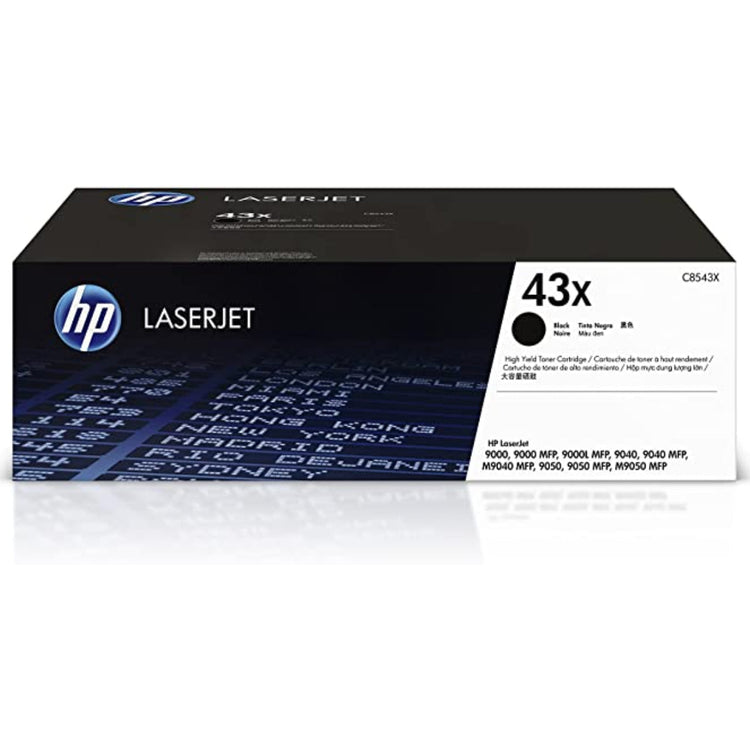 HP C8543X (43X) Black Original Toner Cartridge - Cartouches Certifiées