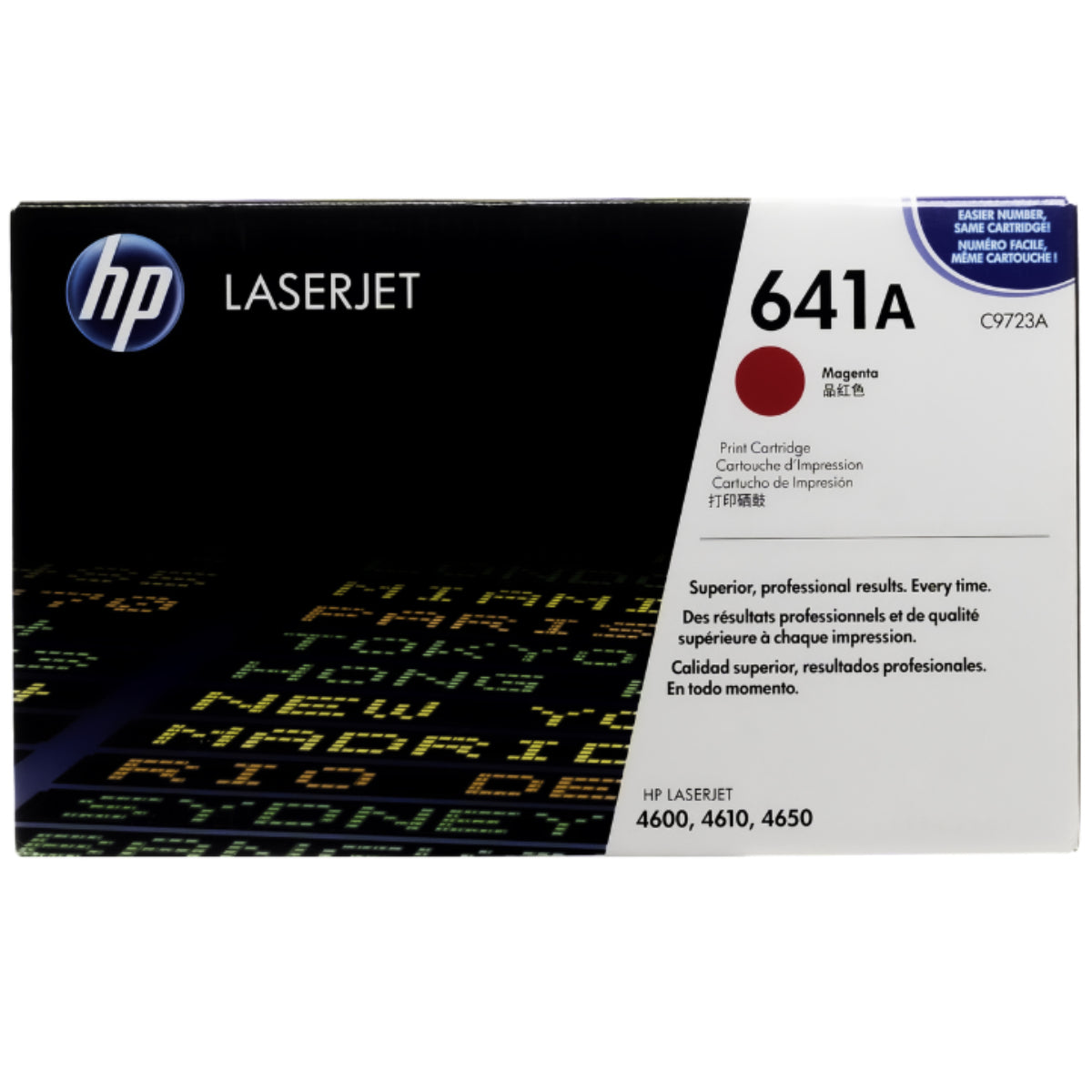 HP C9723A (641A) Magenta Original Toner Cartridge - Cartouches Certifiées