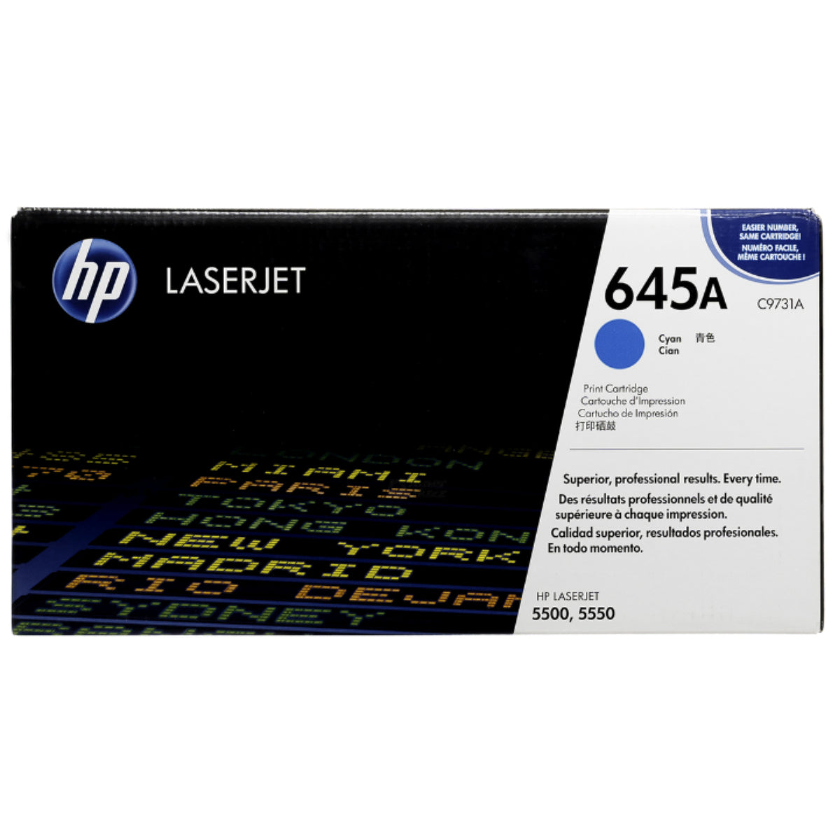 HP C9731A (645A) Cyan Original Toner Cartridge - Cartouches Certifiées