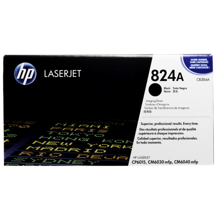 HP CB384A (824A) Black Original Drum - Cartouches Certifiées