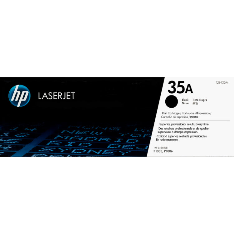 HP CB435A (35A) Black Original Toner Cartridge - Cartouches Certifiées