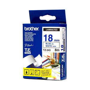 BROTHER TZe-243 Original Thermal ribbon - Cartouches Certifiées