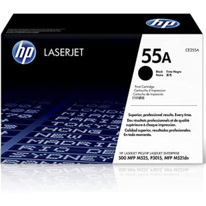 HP CE255A (55A) Black Original Toner Cartridge - Cartouches Certifiées