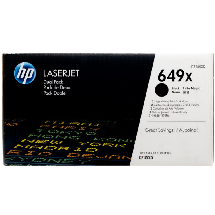 HP CE260XD (649X) Black Original Toner Cartridge - Cartouches Certifiées