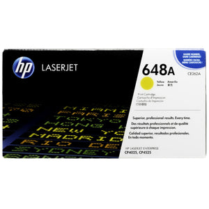 HP CE262A (648A) Yellow Original Toner Cartridge - Cartouches Certifiées