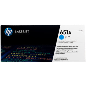 HP CE341A (651A) Cyan Original Toner Cartridge - Cartouches Certifiées