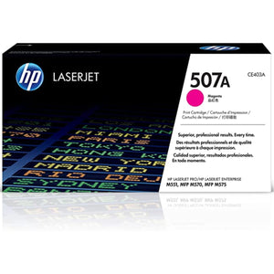 HP CE403A (507A) Magenta Original Toner Cartridge - Cartouches Certifiées