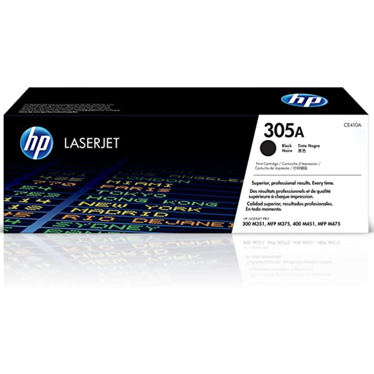 HP CE410A (305A) Black Original Toner Cartridge - Cartouches Certifiées