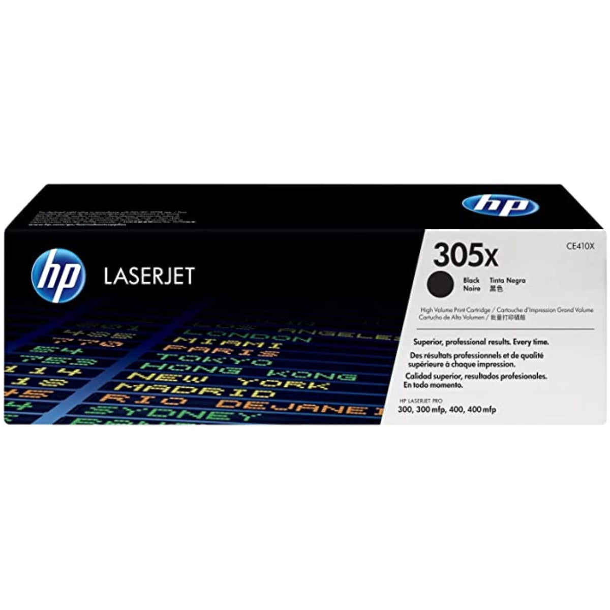 HP CE410X (305X) Black Original Toner Cartridge - Cartouches Certifiées