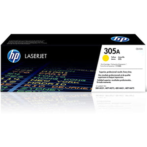 HP CE412A (305A) Yellow Original Toner Cartridge - Cartouches Certifiées