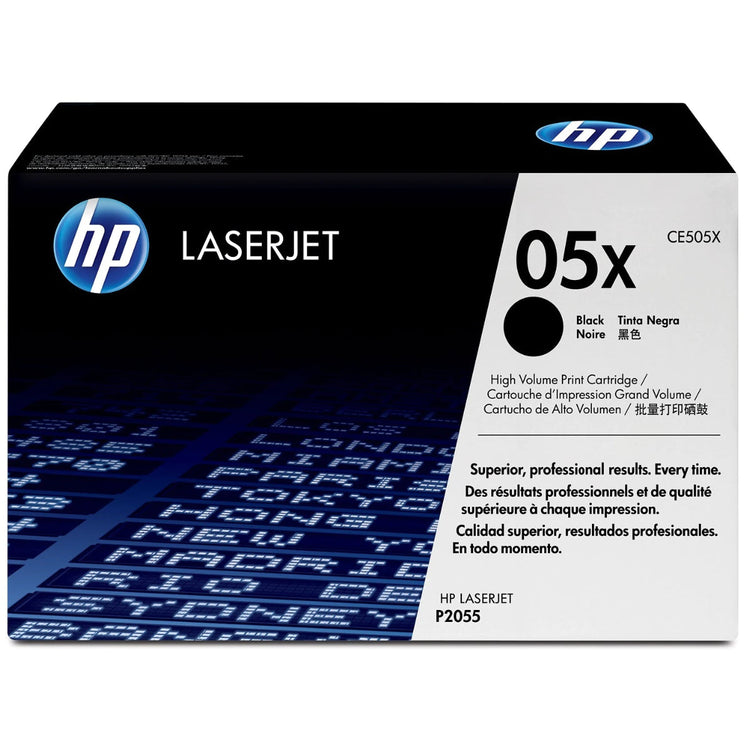 HP CE505X (05X) Black Original Toner Cartridge - Cartouches Certifiées