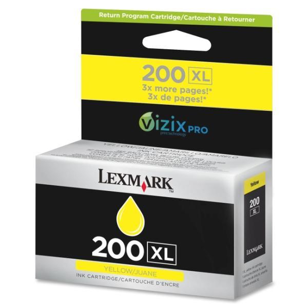 LEXMARK 200XL Yellow Original Inkjet Cartridge - Cartouches Certifiées