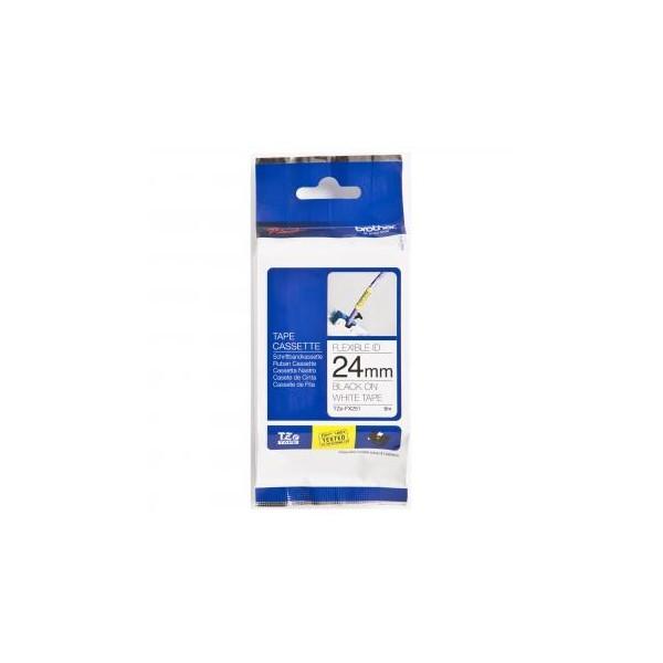 BROTHER TZeFX-251 Black on White Original Thermal ribbon - Cartouches Certifiées
