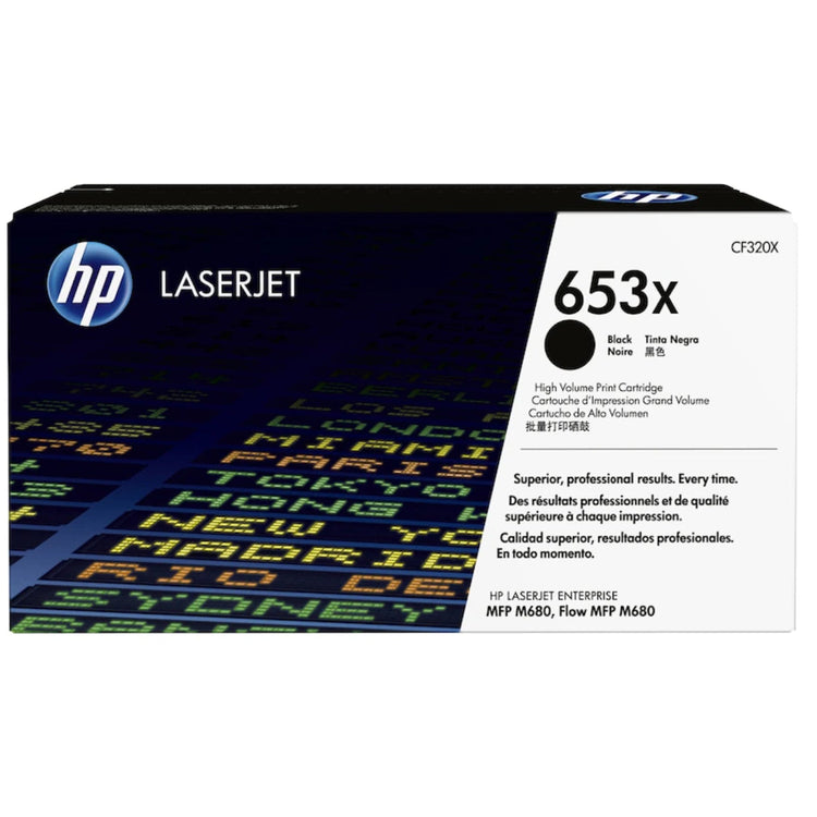 HP CF320X (653X) Black Original Toner Cartridge - Cartouches Certifiées