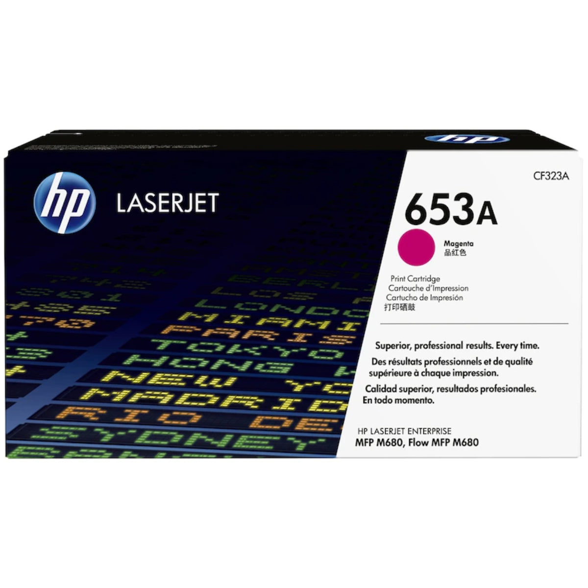 HP CF323A (653A) Magenta Original Toner Cartridge - Cartouches Certifiées