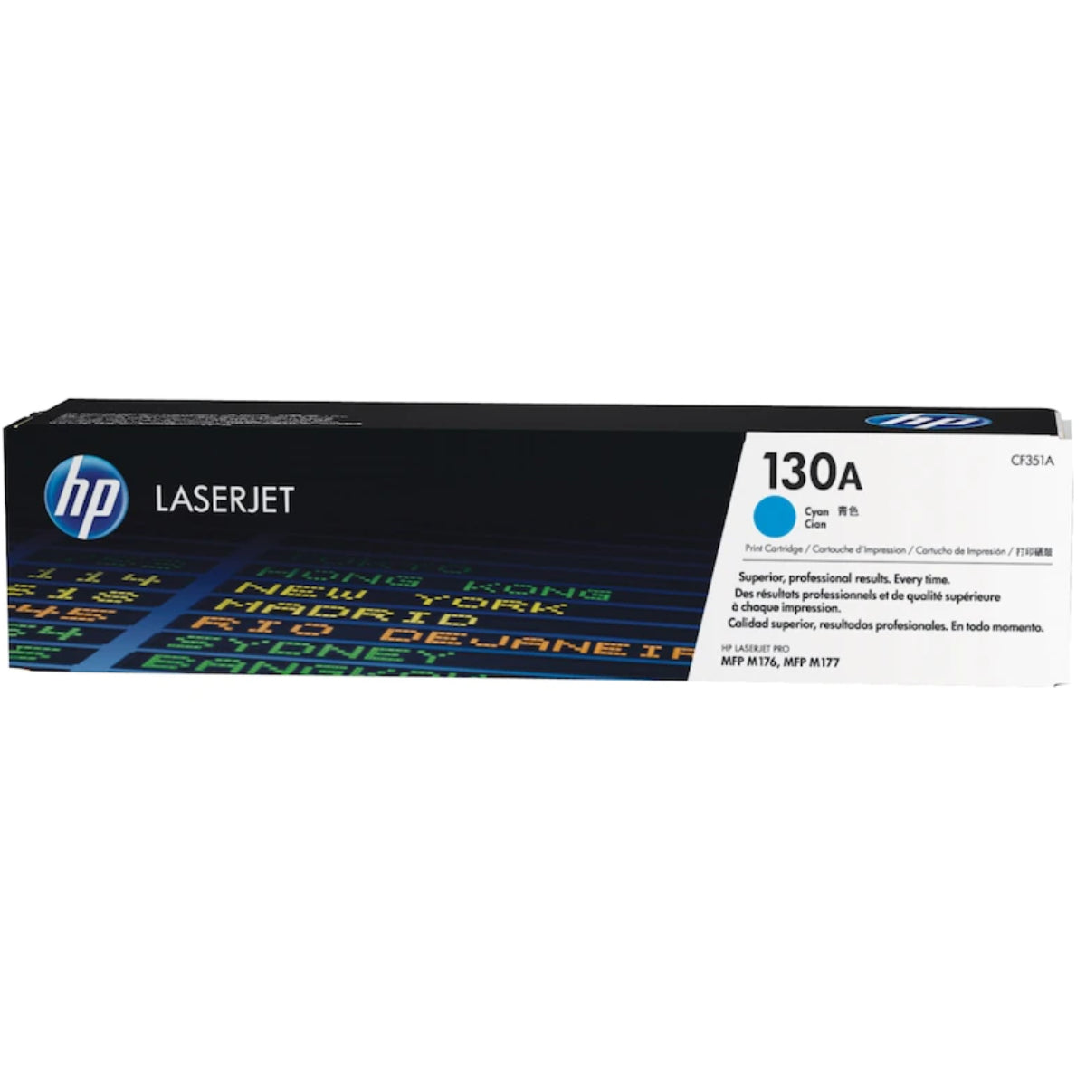 HP CF351A (130A) Cyan Original Toner Cartridge - Cartouches Certifiées