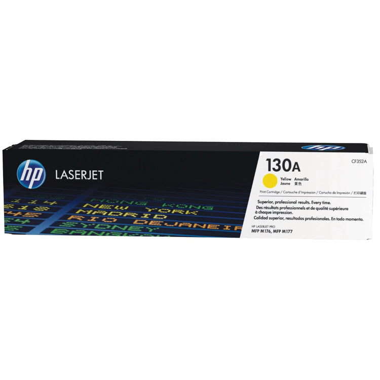 HP CF352A (130A) Yellow Original Toner Cartridge - Cartouches Certifiées