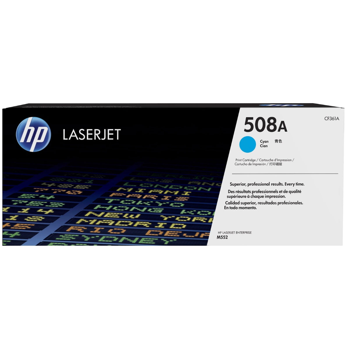 HP CF361A (508A) Cyan Original Toner Cartridge - Cartouches Certifiées