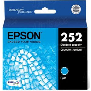 EPSON T252 (T252220) Cyan Original Inkjet Cartridge - Cartouches Certifiées