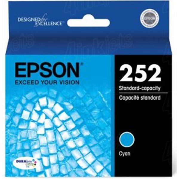 EPSON T252 (T252220) Cyan Original Inkjet Cartridge - Cartouches Certifiées