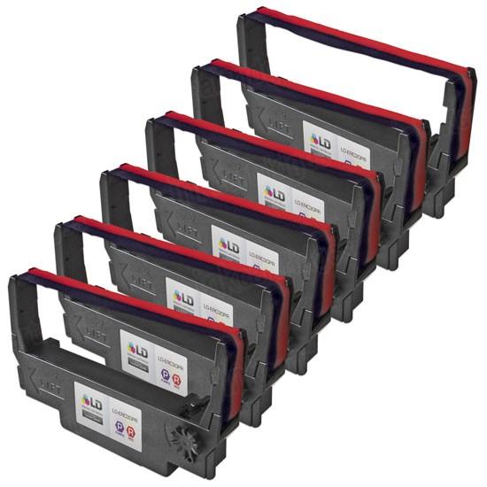 Compatible EPSON ERC-30PR x 6 Magenta Ribbon Premium Quality - Cartouches Certifiées