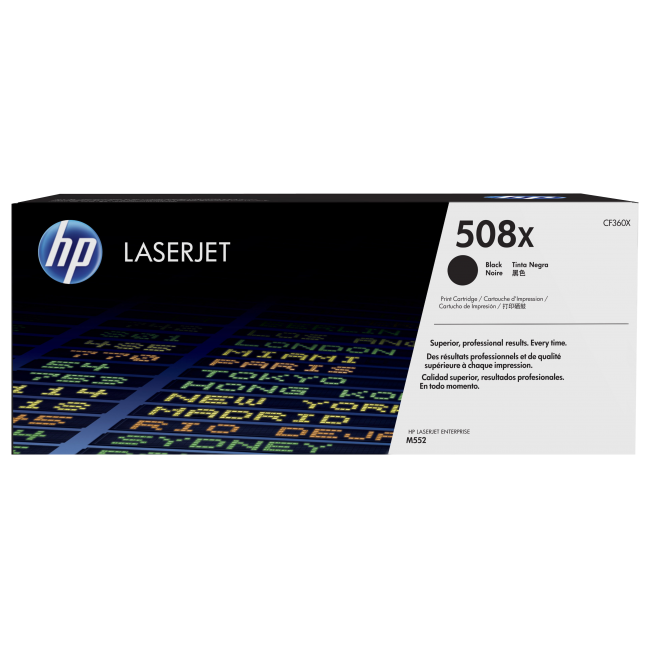 HP CF360X (508X) Black Original Toner Cartridge - Cartouches Certifiées