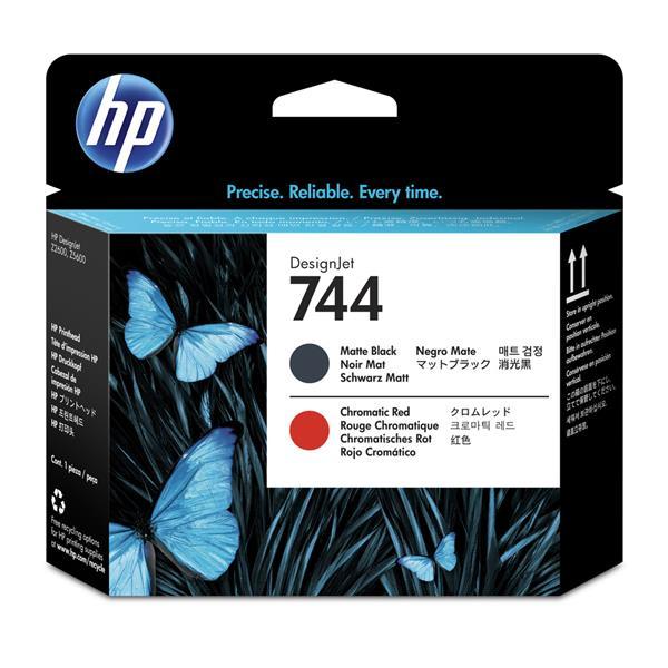 HP 744PHMB/R (F9J88A) PHMBR Original Cartridge and printhead - Cartouches Certifiées