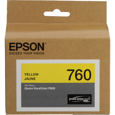 EPSON T760 (T760420) Yellow Original Inkjet Cartridge - Cartouches Certifiées