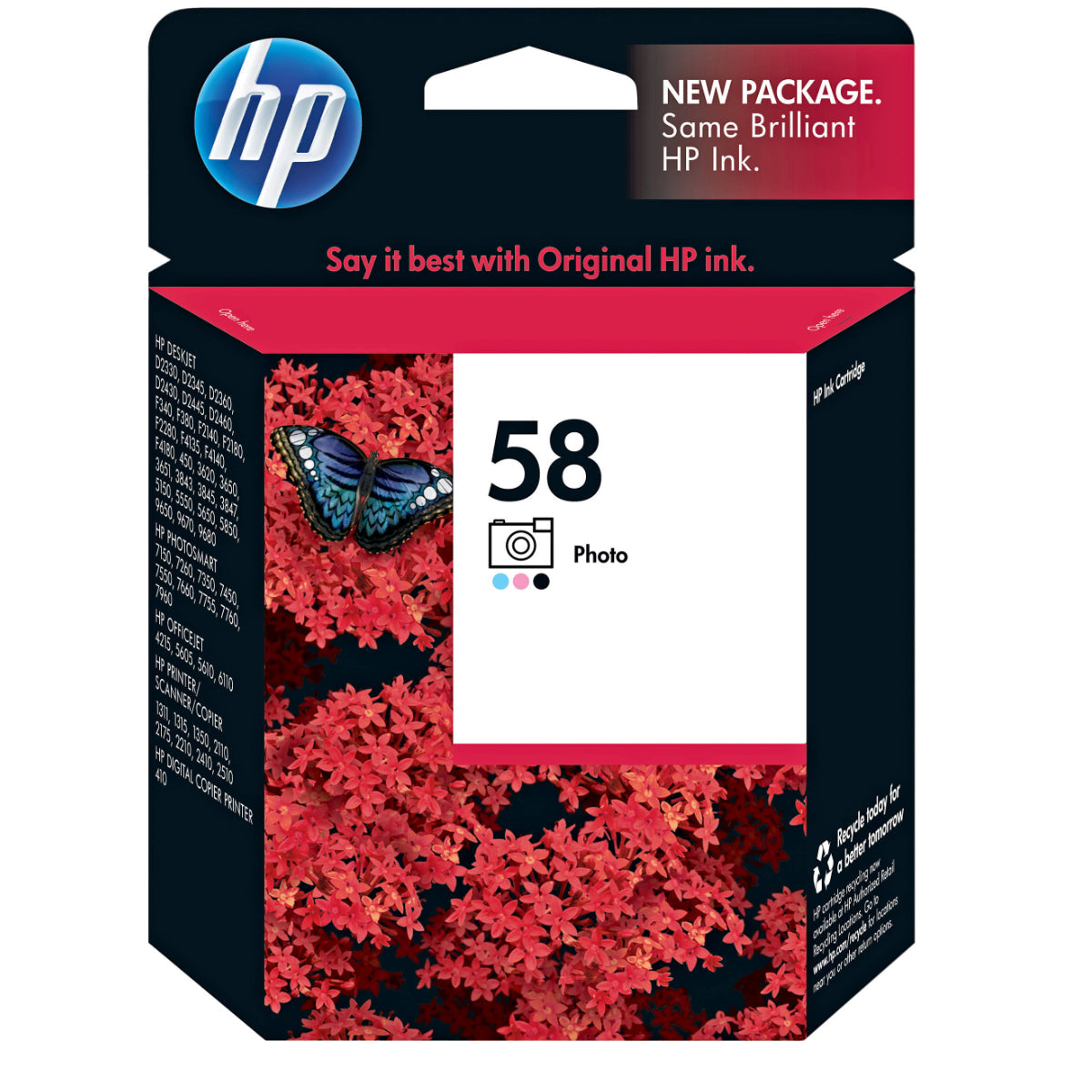 HP 58 (C6658AN) Photo Original Inkjet Cartridge - Cartouches Certifiées