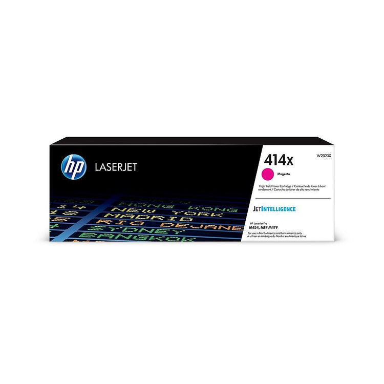 HP W2023X (414X) Magenta Original Toner Cartridge - Cartouches Certifiées