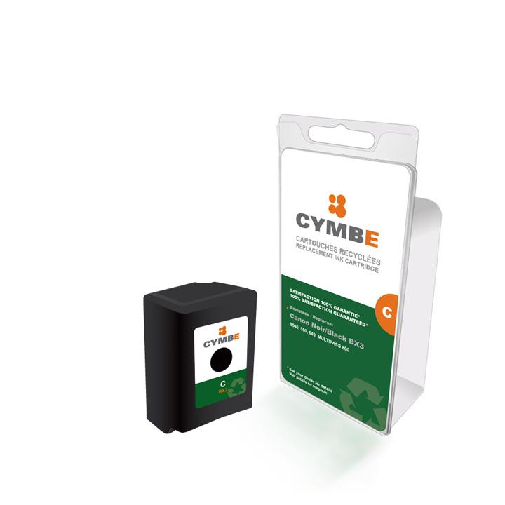 Refurbished CANON BX-3 (0884A003) Black Inkjet Cartridge - Cartouches Certifiées