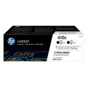 HP CF410XD (410X) 2 Pack Black Original Toner Cartridge - Cartouches Certifiées