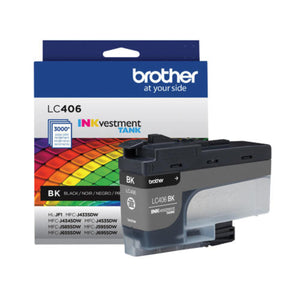 BROTHER LC406BKS Black Original Inkjet Cartridge - Cartouches Certifiées