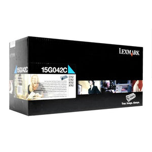 LEXMARK 15G042C Cyan Original Toner Cartridge - Cartouches Certifiées