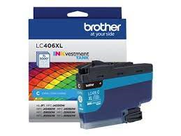 BROTHER LC406XLCS Cyan Original Inkjet Cartridge - Cartouches Certifiées