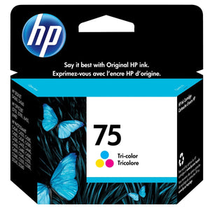 HP 75 (CB337WN) Color Original Inkjet Cartridge - Cartouches Certifiées
