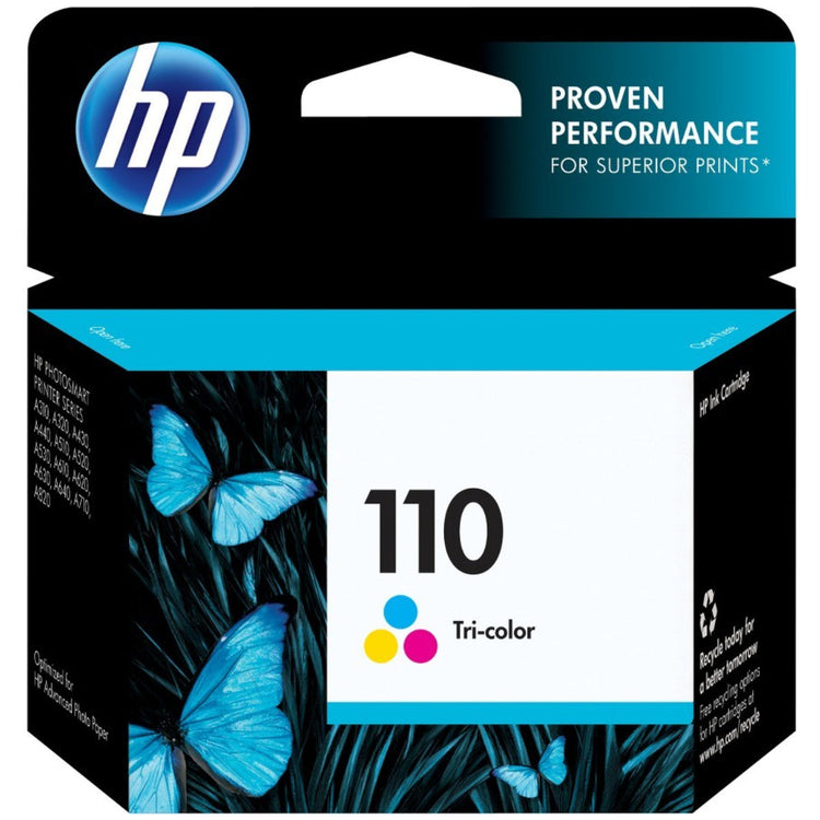 HP 110 (CB304AN) Color Original Inkjet Cartridge - Cartouches Certifiées