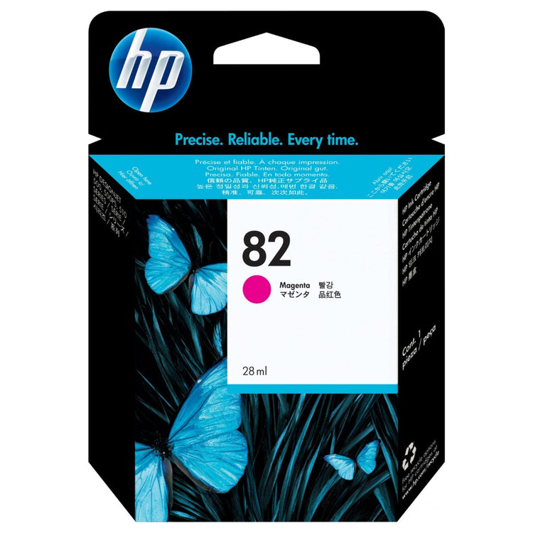 HP 82 - 28ml (CH567A) Magenta Original Inkjet Cartridge - Cartouches Certifiées