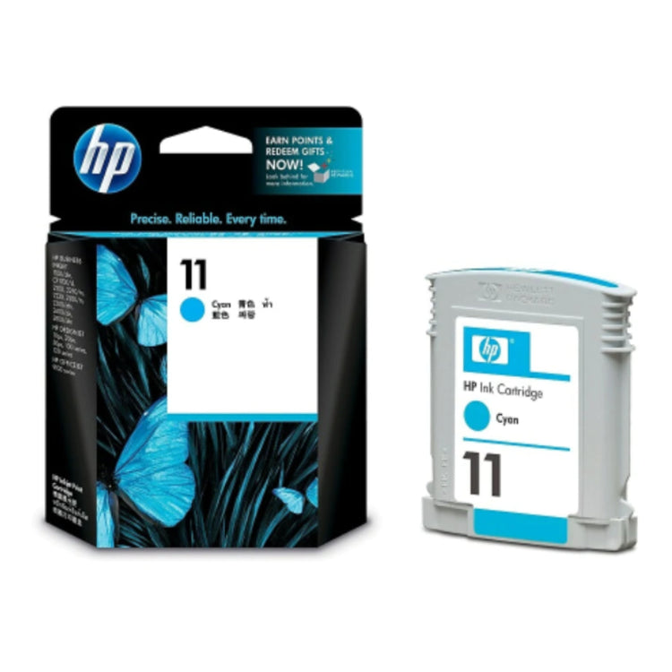 HP 11 (C4836A) Cyan Original Inkjet Cartridge - Cartouches Certifiées