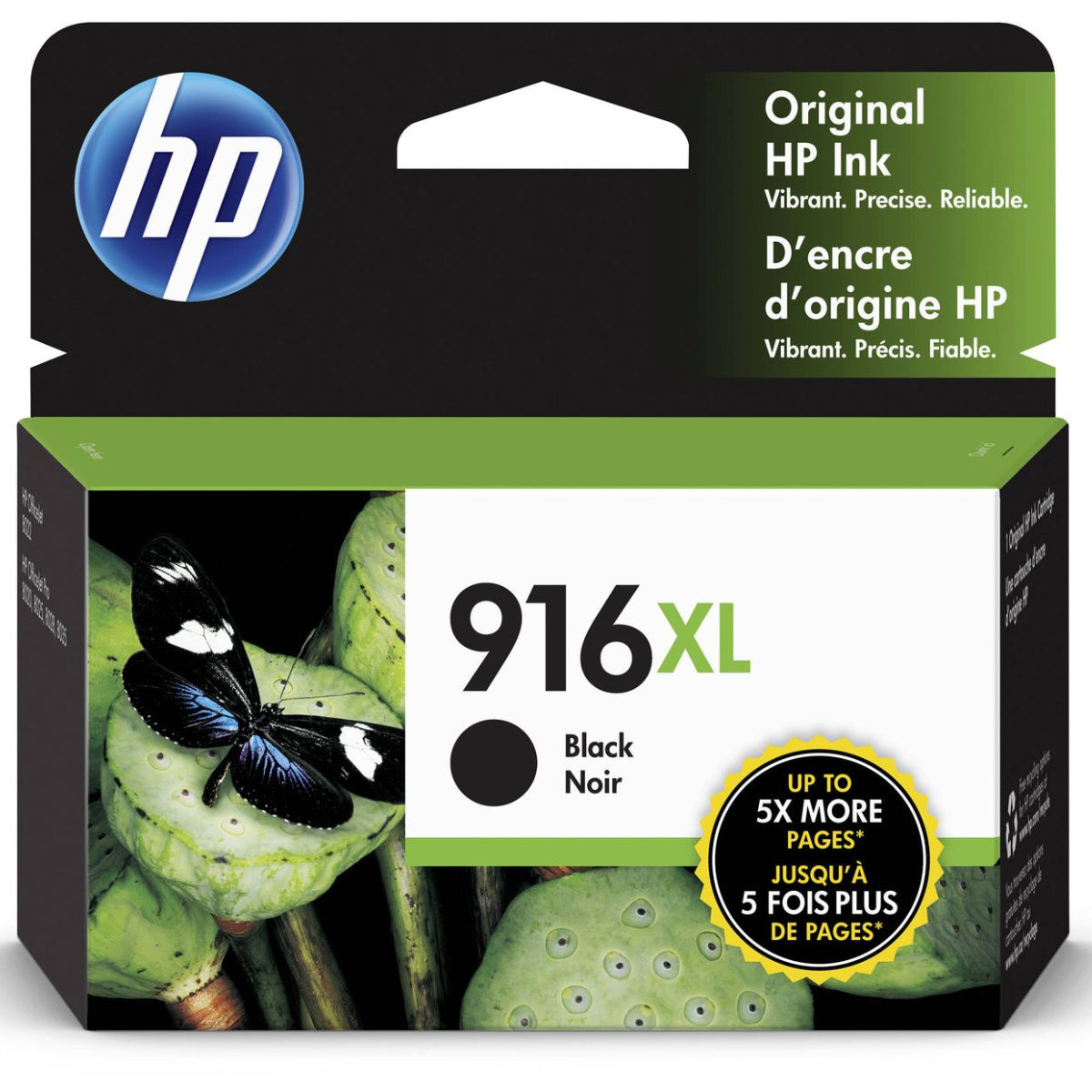 HP 916XL (3YL66AN) Black Original Inkjet Cartridge - Cartouches Certifiées