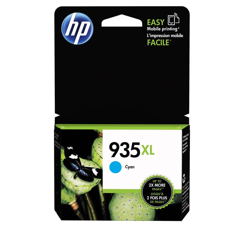 HP 935XL (C2P24AN) Cyan Original Inkjet Cartridge - Cartouches Certifiées